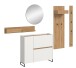 Garderoben-Set >Drive< in Weiß - 197x236x32cm (BxHxT)