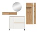 Garderoben-Set >Drive< in Weiß - 197x236x32cm (BxHxT)