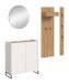 Garderoben-Set >Drive< in Weiß - 197x206x32cm (BxHxT)