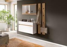 Garderoben-Set >Drive< in Weiß - 192x172x32cm...