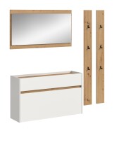Garderoben-Set >Drive< in Weiß - 192x172x32cm (BxHxT)