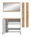 Garderoben-Set >Drive< in Weiß - 192x172x32cm (BxHxT)