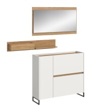Garderoben-Set >Drive< in Weiß - 192x140x32cm...