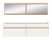 Garderoben-Set >Drive< in Weiß - 192x220x32cm (BxHxT)