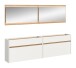 Garderoben-Set >Drive< in Weiß - 192x220x32cm (BxHxT)