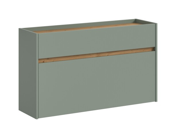 Schuhkommode >Drive< in Salbei - 61x110x32cm (BxHxT)