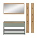 Garderoben-Set >Drive< in Salbei - 192x172x32cm (BxHxT)