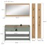 Garderoben-Set >Drive< in Salbei - 192x172x32cm (BxHxT)