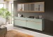 Garderoben-Set >Drive< in Salbei - 192x220x32cm (BxHxT)