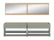 Garderoben-Set >Drive< in Salbei - 192x220x32cm (BxHxT)