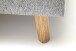Polsterbett >Frieda mit BK< Liegefläche 160x200 cm, grau, Stellmaß: 176x105x224cm (BxHxT)