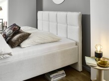 Polsterbett >Paulo mit BK< Liegefläche 160x200 cm, Beige, Stellmaß: 182x120x213cm (BxHxT)