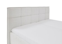 Polsterbett >Paulo mit BK< Liegefläche 180x200 cm, Beige, Stellmaß: 202x120x213cm (BxHxT)