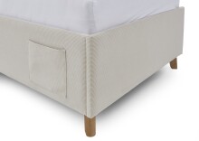 Polsterbett >Cool< Liegefläche 90x200cm, Scala Beige, Stellmaß: 100x90x210cm (BxHxT)