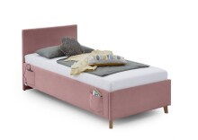 Polsterbett >Cool< Liegefläche 90x200cm, Scala Rose, Stellmaß: 100x90x210cm (BxHxT)