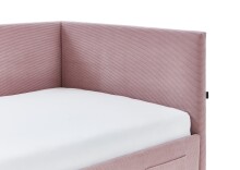 Polsterliege >Cool< Liegefläche 90x200cm, Scala Rose, Stellmaß: 100x90x210cm (BxHxT)
