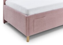 Polsterliege >Cool< Liegefläche 90x200cm, Scala Rose, Stellmaß: 100x90x210cm (BxHxT)