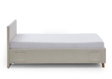 Polsterbett >Cool mit BK< Liegefläche 90x200cm, Beige, Stellmaß: 100x90x210cm (BxHxT)