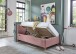 Polsterbett >Cool mit BK< Liegefläche 90x200cm, Rose, Stellmaß: 100x90x210cm (BxHxT)