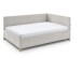 Polsterliege >Cool mit BK< Liegefläche 120x200cm, Scala Beige, Stellmaß: 130x90x210cm (BxHxT)