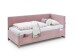 Polsterliege >Cool mit BK< Liegefläche 90x200cm, Scala Rose, Stellmaß: 100x90x210cm (BxHxT)