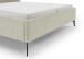 Polsterbett >Riva< Liegefläche 160x200cm, Greige, Stellmaß: 185x112x216cm (BxHxT)