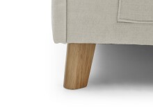 Polsterliege >Fun< Liegefläche 140x200cm, City Beige, Stellmaß: 153x90x215cm (BxHxT)
