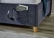 Polsterliege >Fun< Liegefläche 120x200cm, Dunkelblau, Stellmaß: 133x90x215cm (BxHxT)