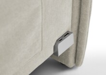 Polsterbett >Fun mit BK< Liegefläche 90x200cm, City Beige, Stellmaß: 103x90x215cm (BxHxT)