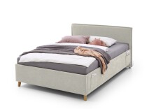 Polsterbett >Fun mit BK< Liegefläche 140x200cm, City Beige, Stellmaß: 153x90x215cm (BxHxT)
