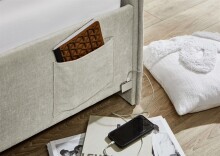 Polsterliege >Fun mit BK< Liegefläche 90x200cm, City Beige, Stellmaß: 103x90x215cm (BxHxT)