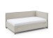 Polsterliege >Fun mit BK< Liegefläche 140x200cm, City Beige, Stellmaß: 153x90x215cm (BxHxT)