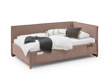 Polsterliege >Fun mit BK< Liegefläche 120x200cm, City Rose, Stellmaß: 133x90x215cm (BxHxT)