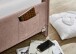 Polsterliege >Fun mit BK< Liegefläche 140x200cm, City Rose, Stellmaß: 153x90x215cm (BxHxT)