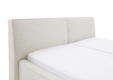 Polsterbett >Magnum< Liegefläche 180x200cm, beige, Stellmaß: 212x95x229cm (BxHxT)