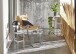 Satztisch >54192< (2-teilig) in grau (Coolgrey), Metall - 38x55x33cm (BxHxT)