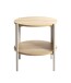 Beistelltisch >59135< in eiche Dekor, Kaschmirgrau - 44x44cm (HxD)