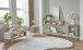 Beistelltisch >59135< in eiche Dekor, Kaschmirgrau - 44x44cm (HxD)