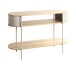 Konsole >59138< in Eiche Dekor / Kaschmirgrau - 110x76x39cm (BxHxT)
