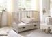 Babybett >TEFFY< in Kaschmir, Nadelholz massiv - 74x84x145cm (BxHxT)