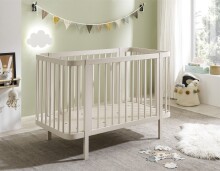 Babybett >PEPPINI< in Kaschmir, Nadelholz massiv -...