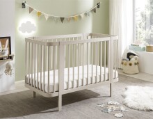 Babybett >PEPPINI< in Kaschmir, Nadelholz massiv - 74x84x145cm (BxHxT)