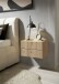 Nachtkommode >TABONI< Wandmontage, 2 Schubladen, Artisan Eiche Dekor - 42x28x30cm (BxHxT)