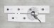 Garderobenleiste >13133< in chrom, Motiv Pusteblume - 60x21x5 (BxHxT)