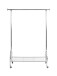 Garderobenstange >43090< Rollgarderobe, in chrom, Metall - 120x165x50cm (BxHxT)
