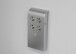 LED Schrankinnenraumbeleuchtung >Denver< (2er-Set) in silber - 10x5x1,8 (BxHxT)