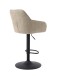 Barhocker >Avola< (2er-Set) in leinen-beige - 52x113,5x53 (BxHxT)