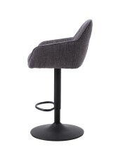 Barhocker >Avola< (2er-Set) in graphit - 52x113,5x53 (BxHxT)