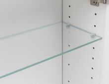 Badezimmer-Set >Lyon< (2-tlg.) in weiß - 60x195x35cm (BxHxT)