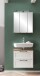 Badezimmer-Set >Lyon< (2-tlg.) in weiß - 60x195x35cm (BxHxT)